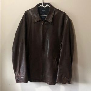 Nautica Men’s Leather Jacket